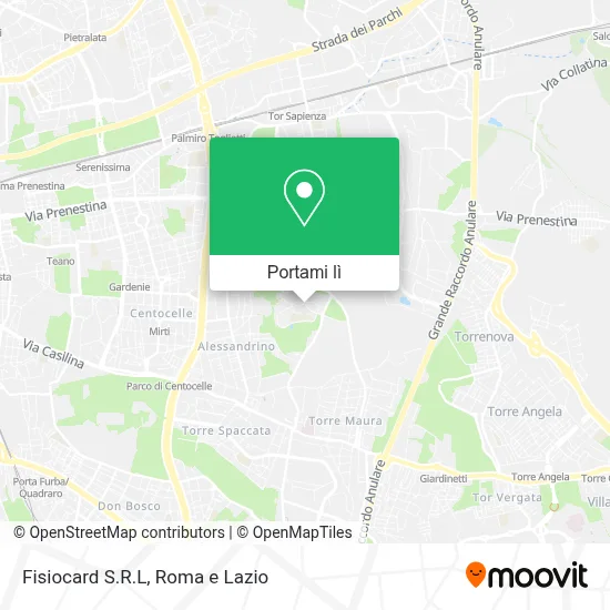 Mappa Fisiocard S.R.L