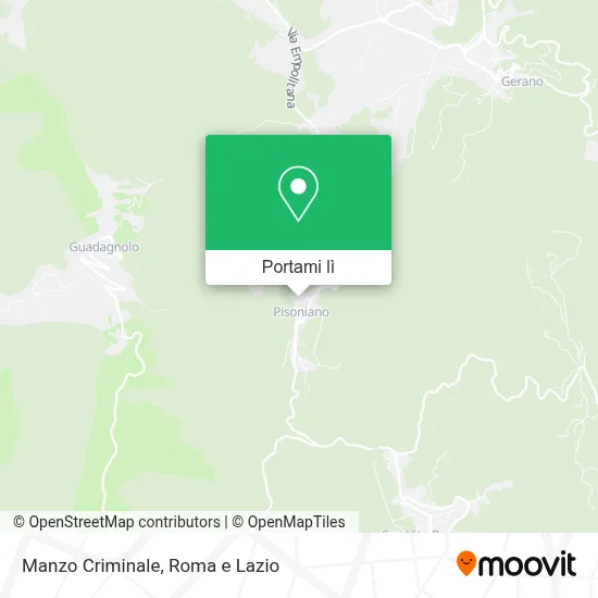Mappa Manzo Criminale