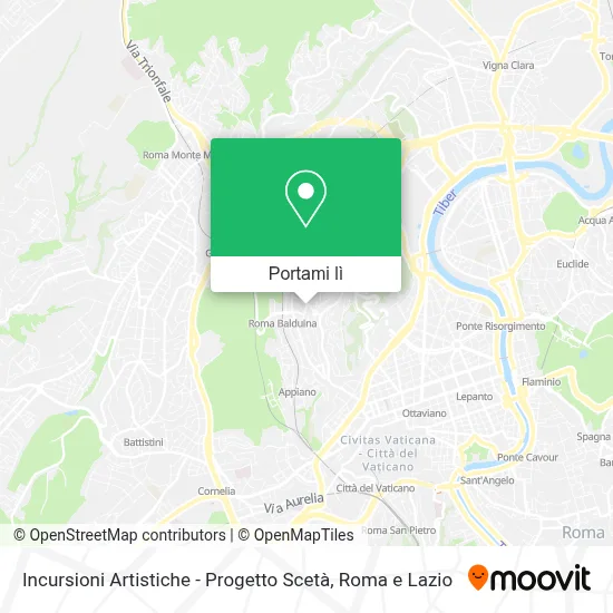 Mappa Incursioni Artistiche - Progetto Scetà