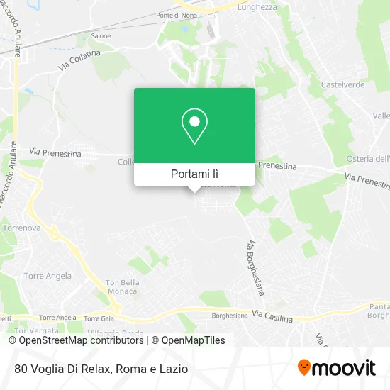 Mappa 80 Voglia Di Relax