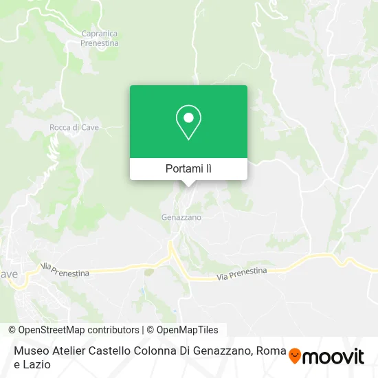 Mappa Museo Atelier Castello Colonna Di Genazzano
