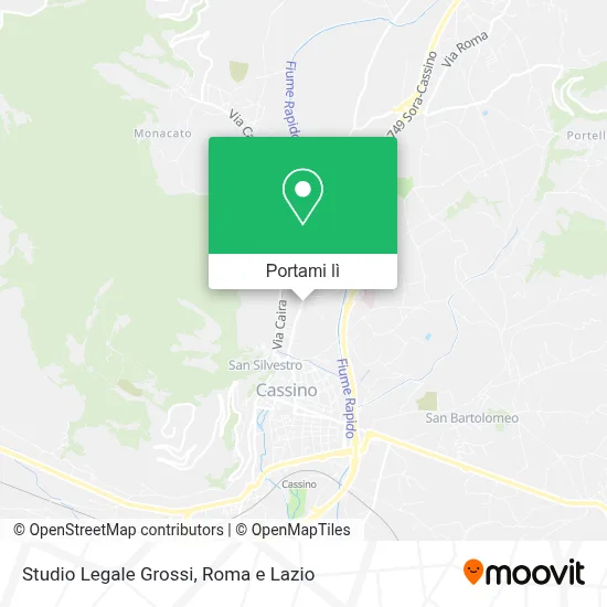 Mappa Studio Legale Grossi