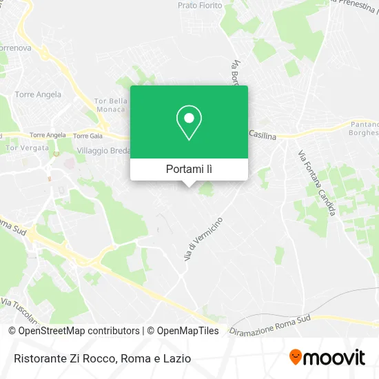 Mappa Ristorante Zi Rocco