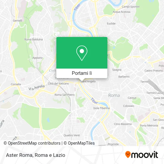 Mappa Aster Roma