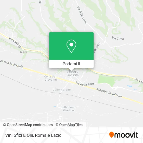 Mappa Vini Sfizi E Olii