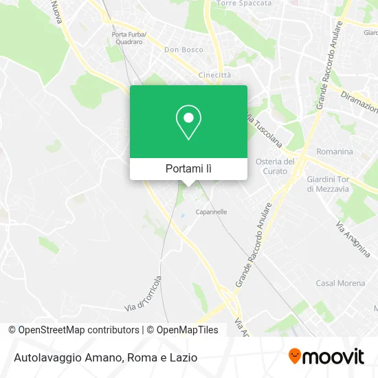 Mappa Autolavaggio Amano