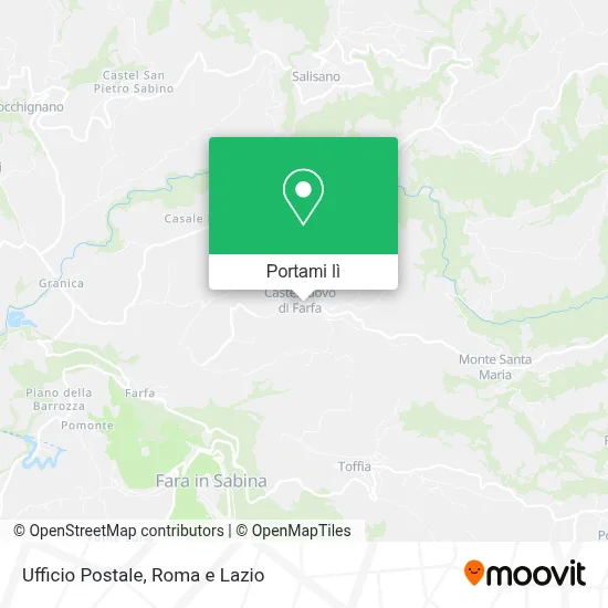 Mappa Ufficio Postale