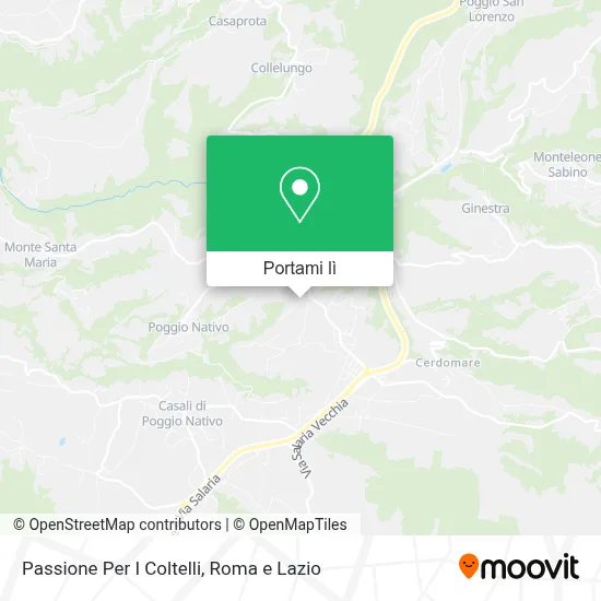 Mappa Passione Per I Coltelli