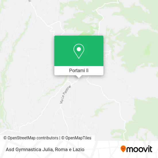 Mappa Asd Gymnastica Julia