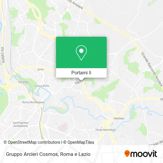 Mappa Gruppo Arcieri Cosmos