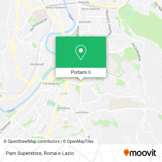 Mappa Pam Superstore