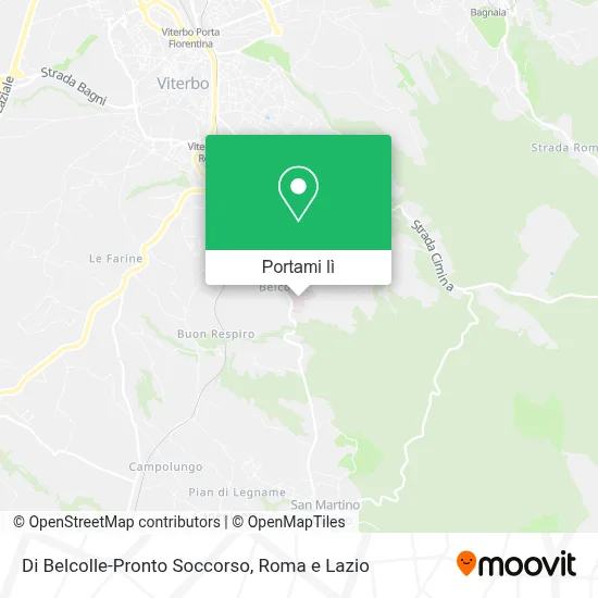 Mappa Di Belcolle-Pronto Soccorso