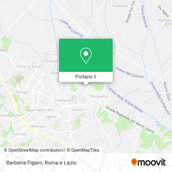 Mappa Barberia Figaro