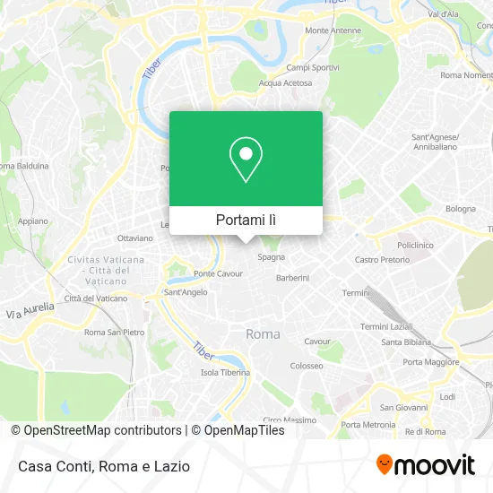 Mappa Casa Conti