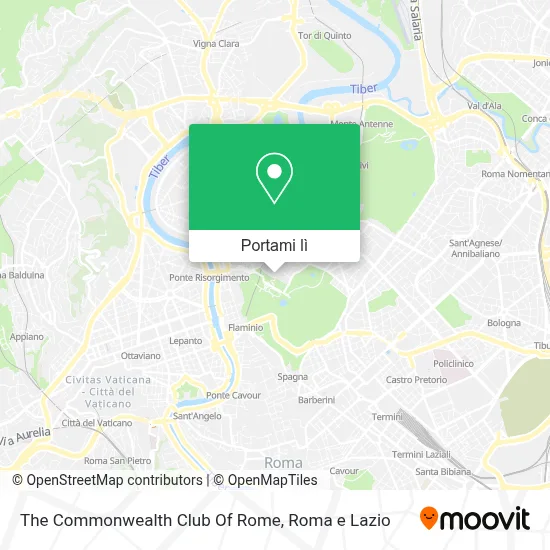 Mappa The Commonwealth Club Of Rome