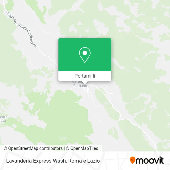 Mappa Lavanderia Express Wash