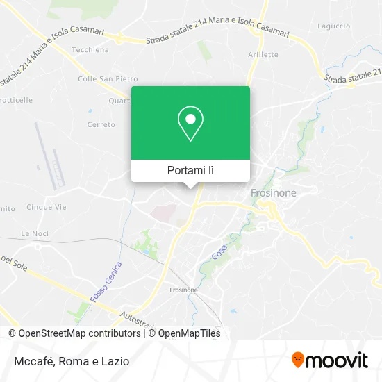 Mappa Mccafé