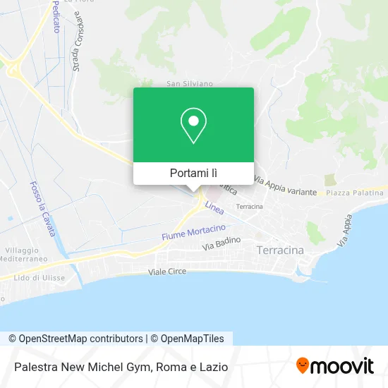 Mappa Palestra New Michel Gym