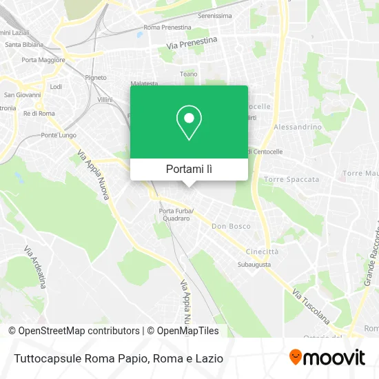 Mappa Tuttocapsule Roma Papio