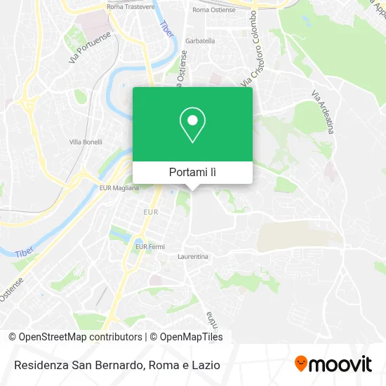 Mappa Residenza San Bernardo