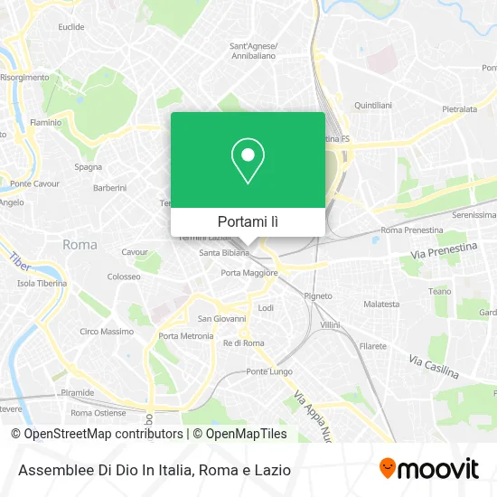 Mappa Assemblee Di Dio In Italia