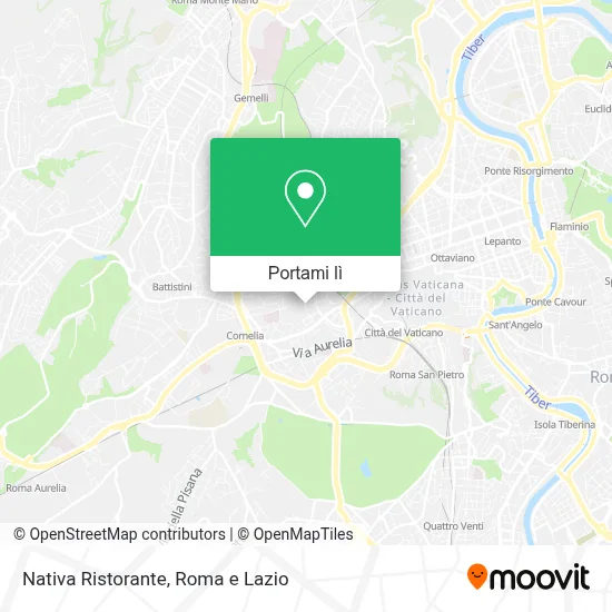 Mappa Nativa Ristorante