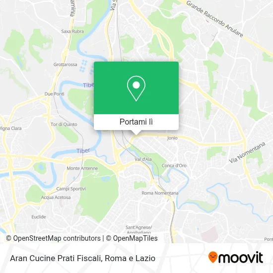 Mappa Aran Cucine Prati Fiscali