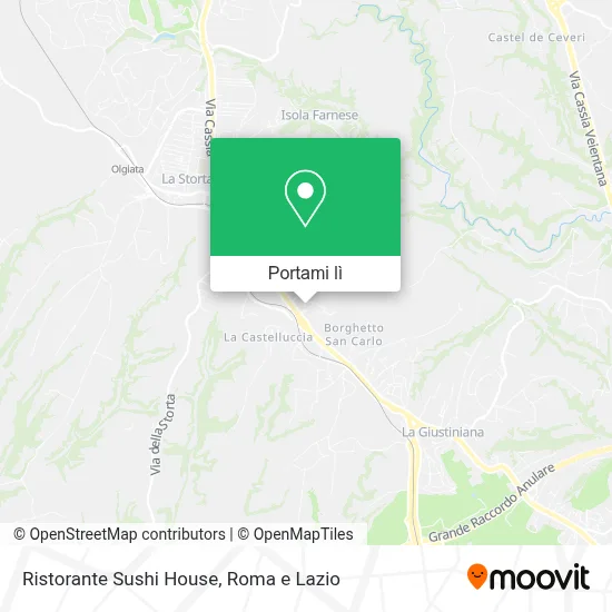 Mappa Ristorante Sushi House