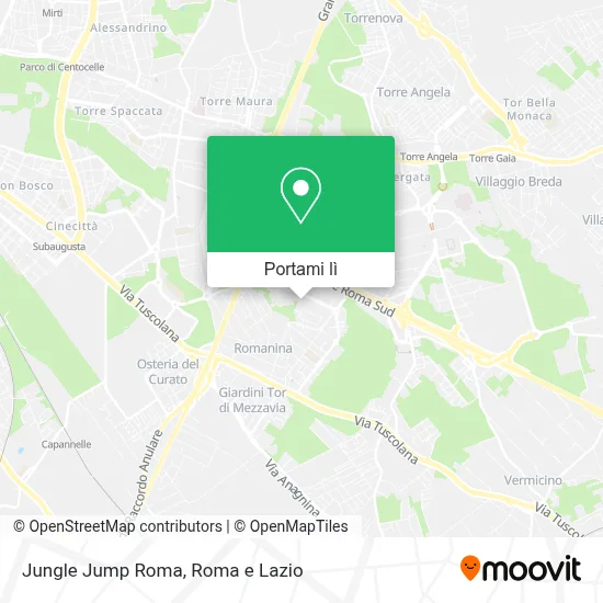Mappa Jungle Jump Roma