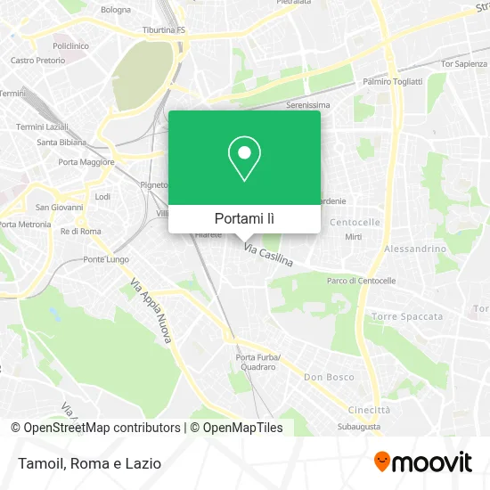 Mappa Tamoil