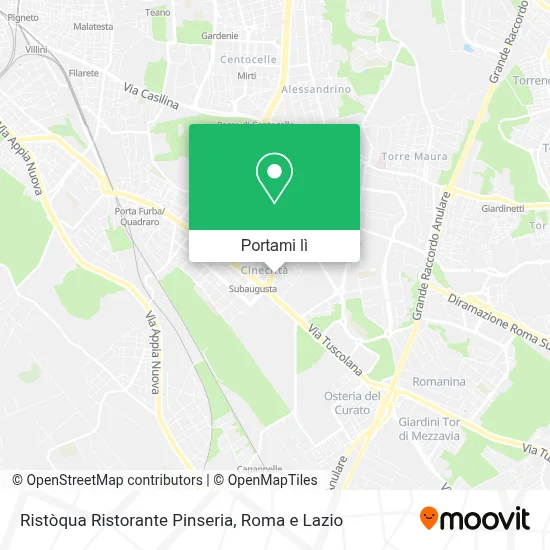 Mappa Ristòqua Ristorante Pinseria