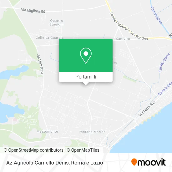 Mappa Az.Agricola Carnello Denis
