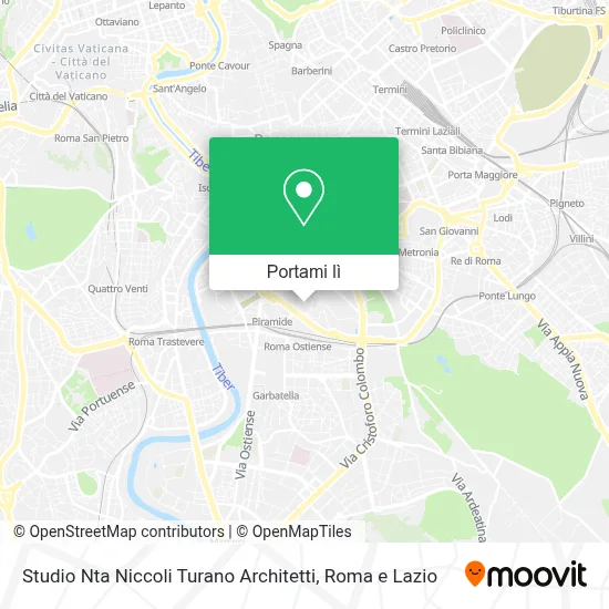 Mappa Studio Nta Niccoli Turano Architetti