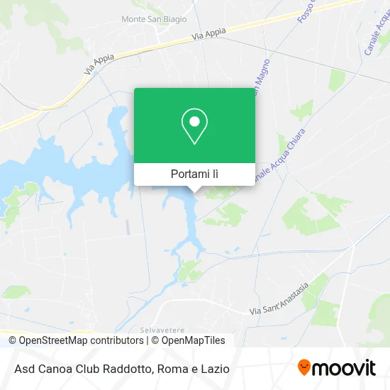 Mappa Asd Canoa Club Raddotto