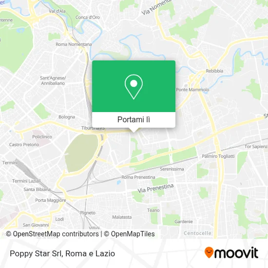 Mappa Poppy Star Srl