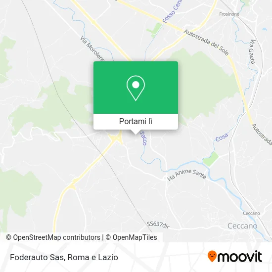 Mappa Foderauto Sas