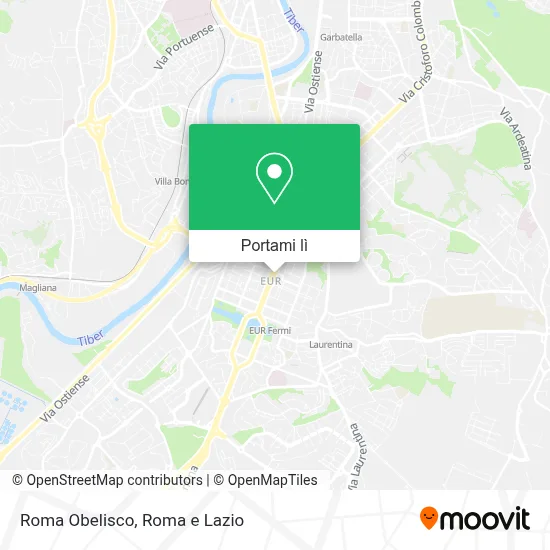 Mappa Roma Obelisco