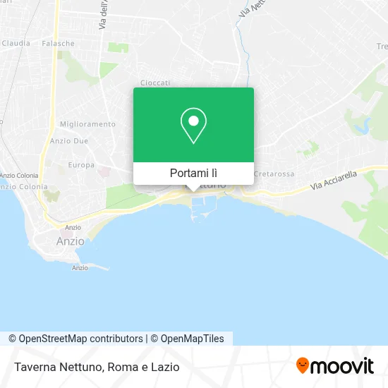 Mappa Taverna Nettuno