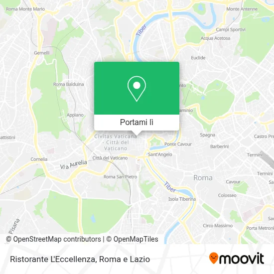 Mappa Ristorante L'Eccellenza