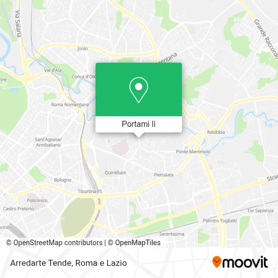 Mappa Arredarte Tende