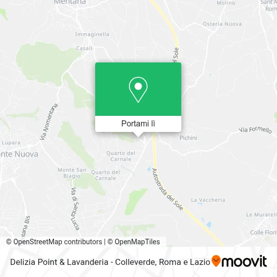 Mappa Delizia Point &  Lavanderia - Colleverde