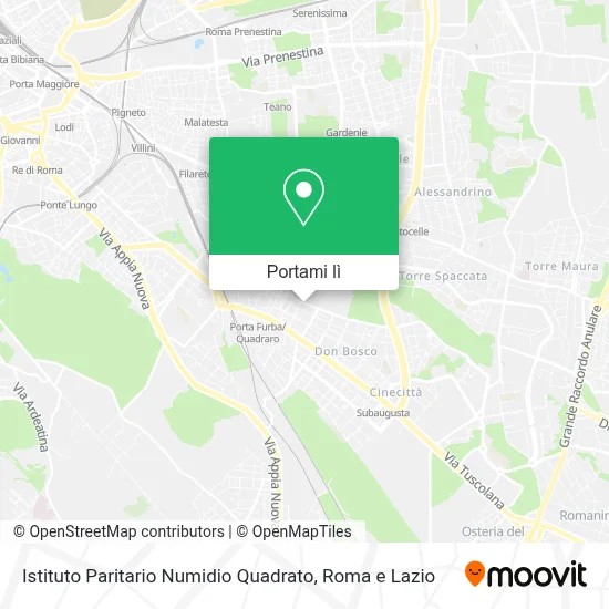 Mappa Istituto Paritario Numidio Quadrato