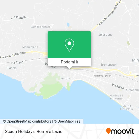 Mappa Scauri Holidays