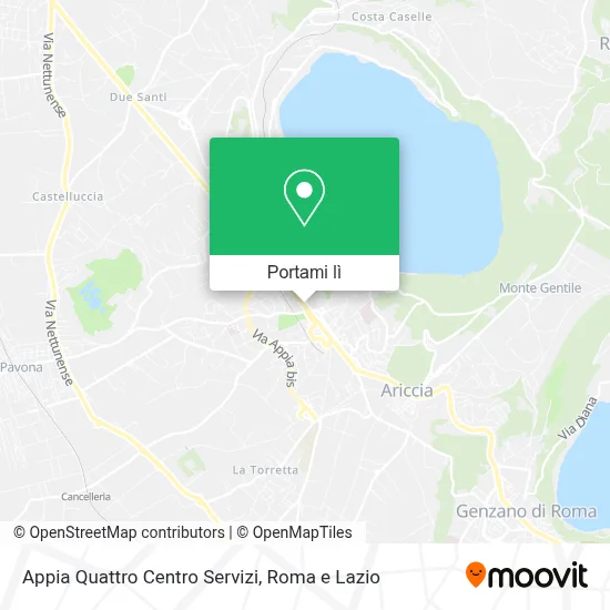 Mappa Appia Quattro Centro Servizi