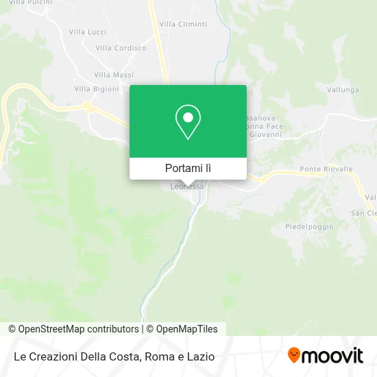 Mappa Le Creazioni Della Costa
