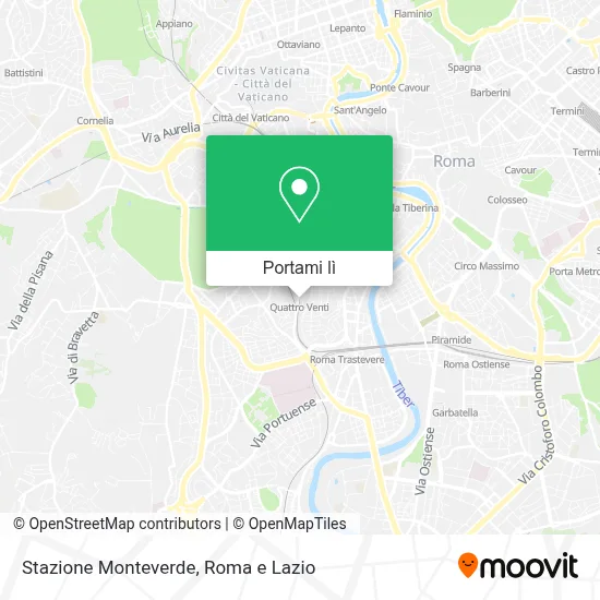 Mappa Stazione Monteverde