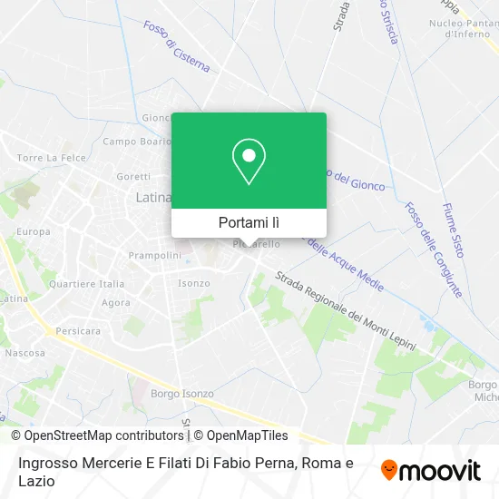 Mappa Ingrosso Mercerie E Filati Di Fabio Perna