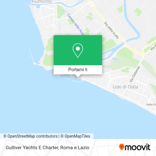 Mappa Gulliver Yachts E Charter