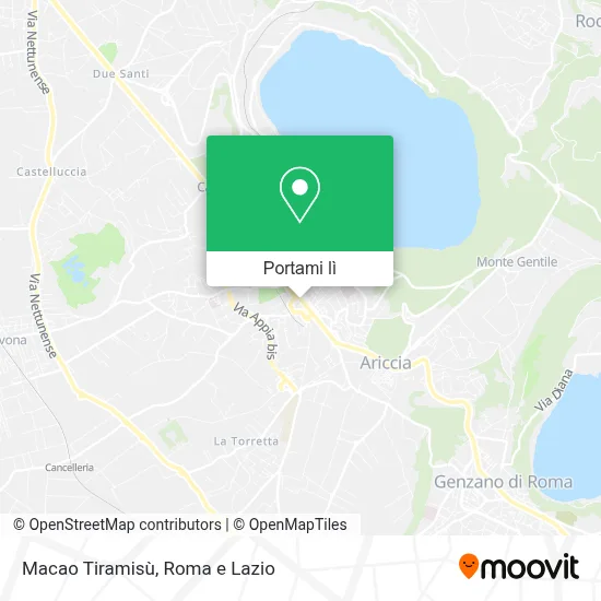 Mappa Macao Tiramisù