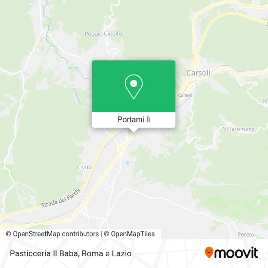 Mappa Pasticceria Il Baba